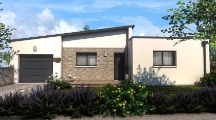 Projet de construction d'une maison 80.32 m² avec terrain à BALAZE (35)