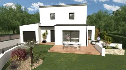 Projet de construction d'une maison 96 m² avec terrain à BAIN-DE-BRETAGNE (35)