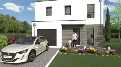 Projet de construction d'une maison 88 m² avec terrain à CREVIN (35)