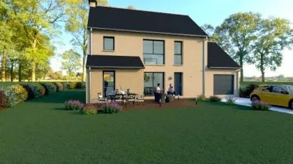 Projet de construction d'une maison 121 m² avec terrain à CANCALE (35)
