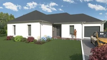 Projet de construction d'une maison 96 m² avec terrain à PLECHATEL (35)