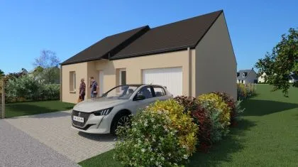 Projet de construction d'une maison 62 m² avec terrain à BEAUCE (35)