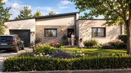Projet de construction d'une maison 90 m² avec terrain à PLEUBIAN (22)