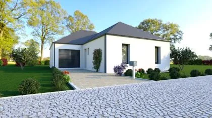 Projet de construction d'une maison 94.75 m² avec terrain à LOUVIGNE-DE-BAIS (35)