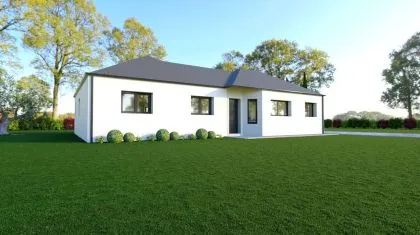 Projet de construction d'une maison 120.63 m² avec terrain à EVRAN (22)