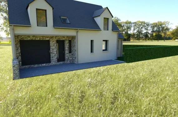Photo maison 105&nbsp;m²<br>sur terrain 326&nbsp;m²