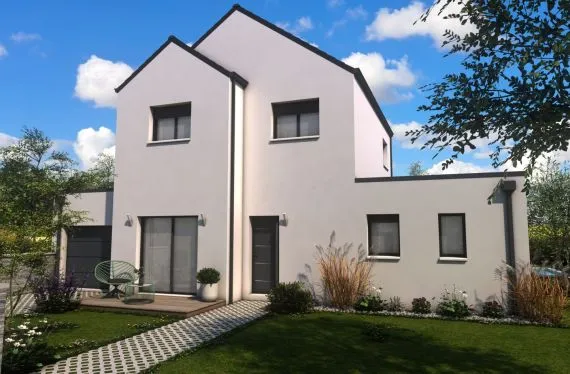 Photo maison 112&nbsp;m²<br>sur terrain 416&nbsp;m²
