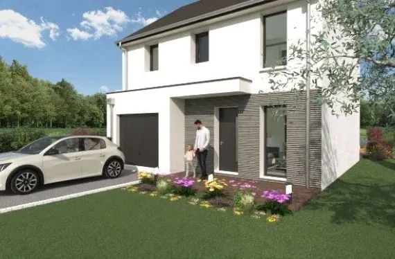 Photo maison 88&nbsp;m²<br>sur terrain 231&nbsp;m²