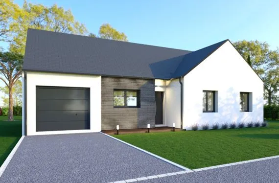Photo maison 101&nbsp;m²<br>sur terrain 240&nbsp;m²
