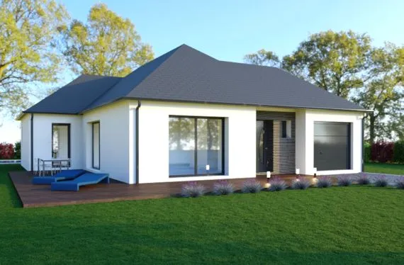 Photo maison 100&nbsp;m²<br>sur terrain 563&nbsp;m²