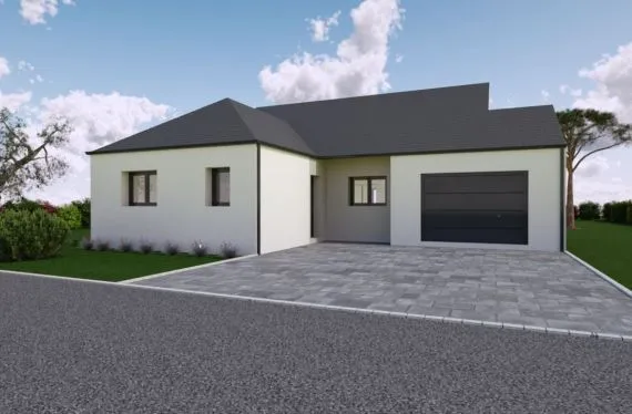 Photo maison 120&nbsp;m²<br>sur terrain 350&nbsp;m²
