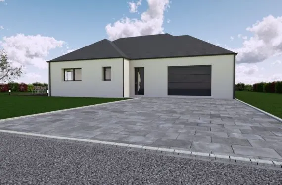 Photo maison 132&nbsp;m²<br>sur terrain 246&nbsp;m²